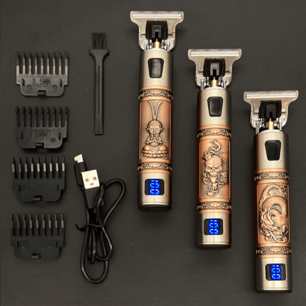 SKULLTRIM vintage baard- en haartrimmer