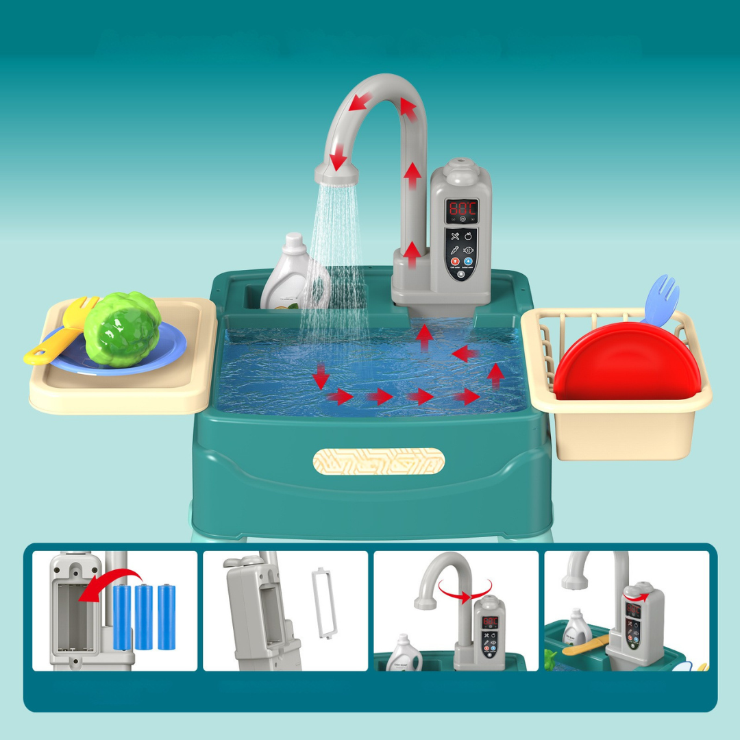 Speelkeuken Met Waterfunctie En Interactief Ontwerp