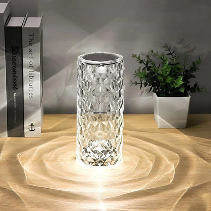 Lumio Baso Sparkling Crystal Touch tafellamp