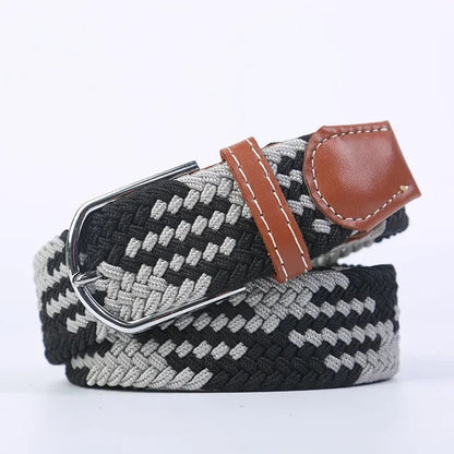 StretchBuckle elastische faux lederen riem