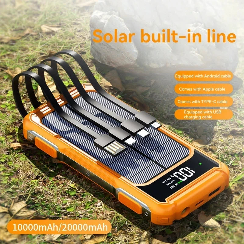 Solar powerbank met digitaal display