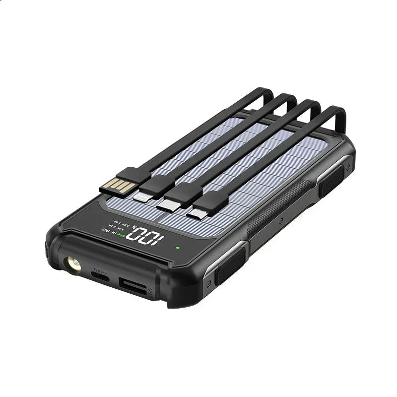 Solar powerbank met digitaal display