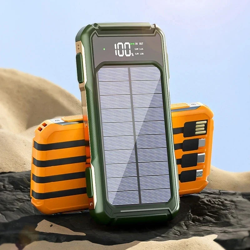 Solar powerbank met digitaal display