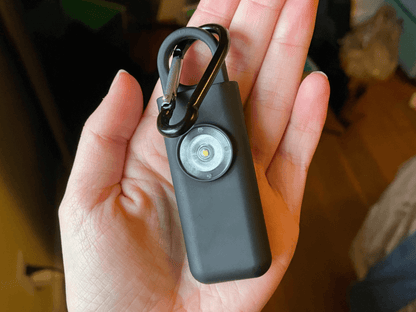 Persoonlijk veiligheid alarm sleutelhanger met LED-verlichting