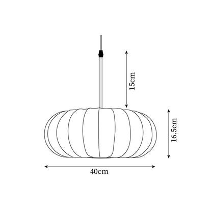 Wabi-Sabi natuurlijke hanglamp