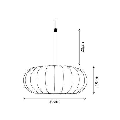 Wabi-Sabi natuurlijke hanglamp