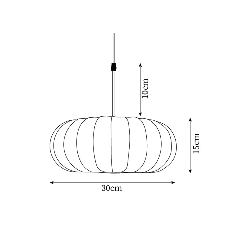 Wabi-Sabi natuurlijke hanglamp