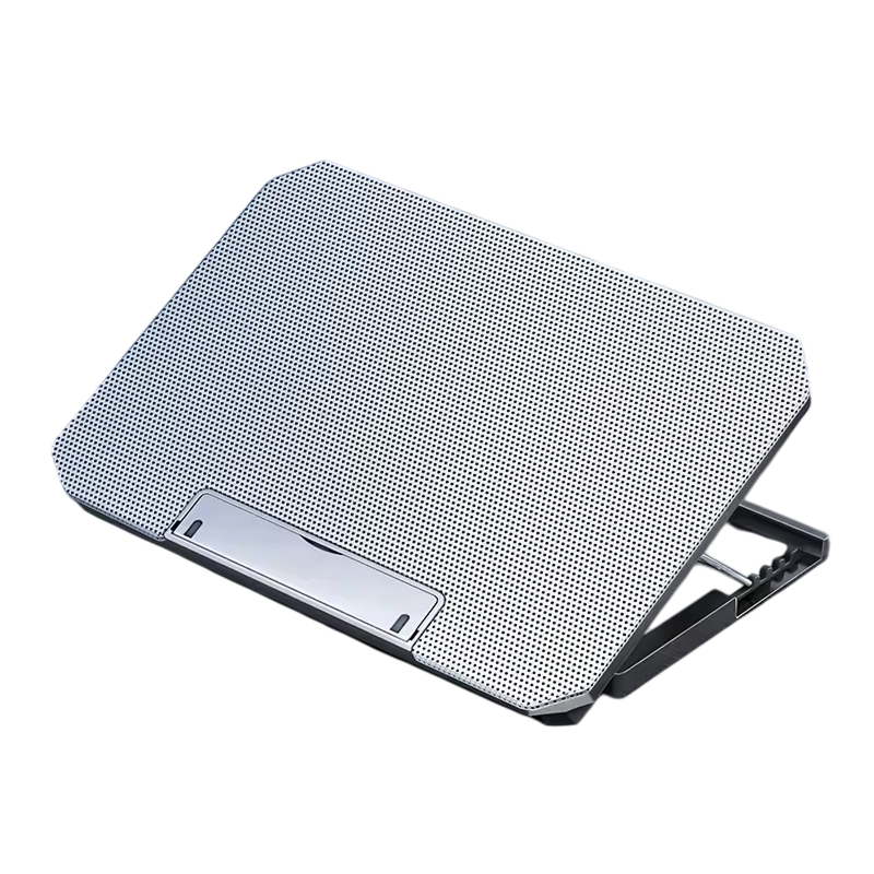 Verstelbare laptopstandaard met dubbele ventilator