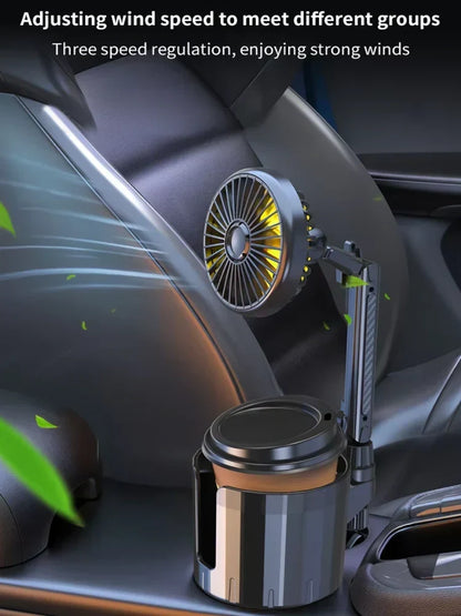 AutoCool USB autoventilator met bekerhouder