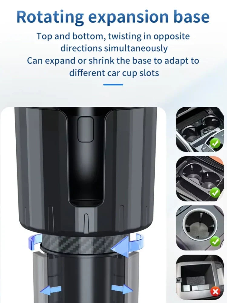 AutoCool USB autoventilator met bekerhouder