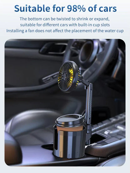 AutoCool USB autoventilator met bekerhouder
