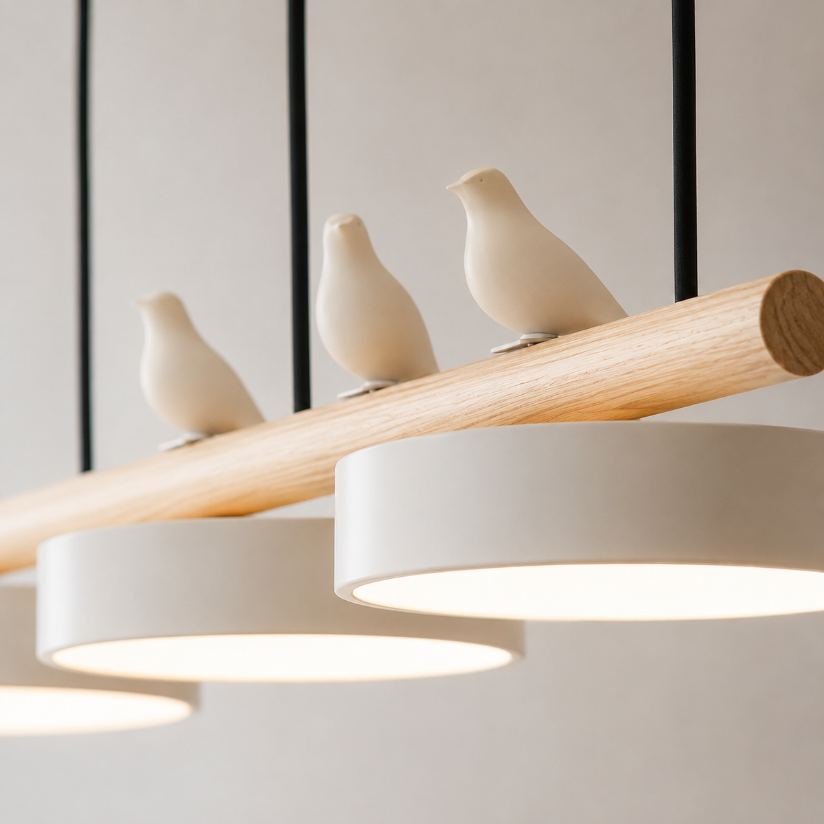 Navando verstelbare vogel hanglamp met LED