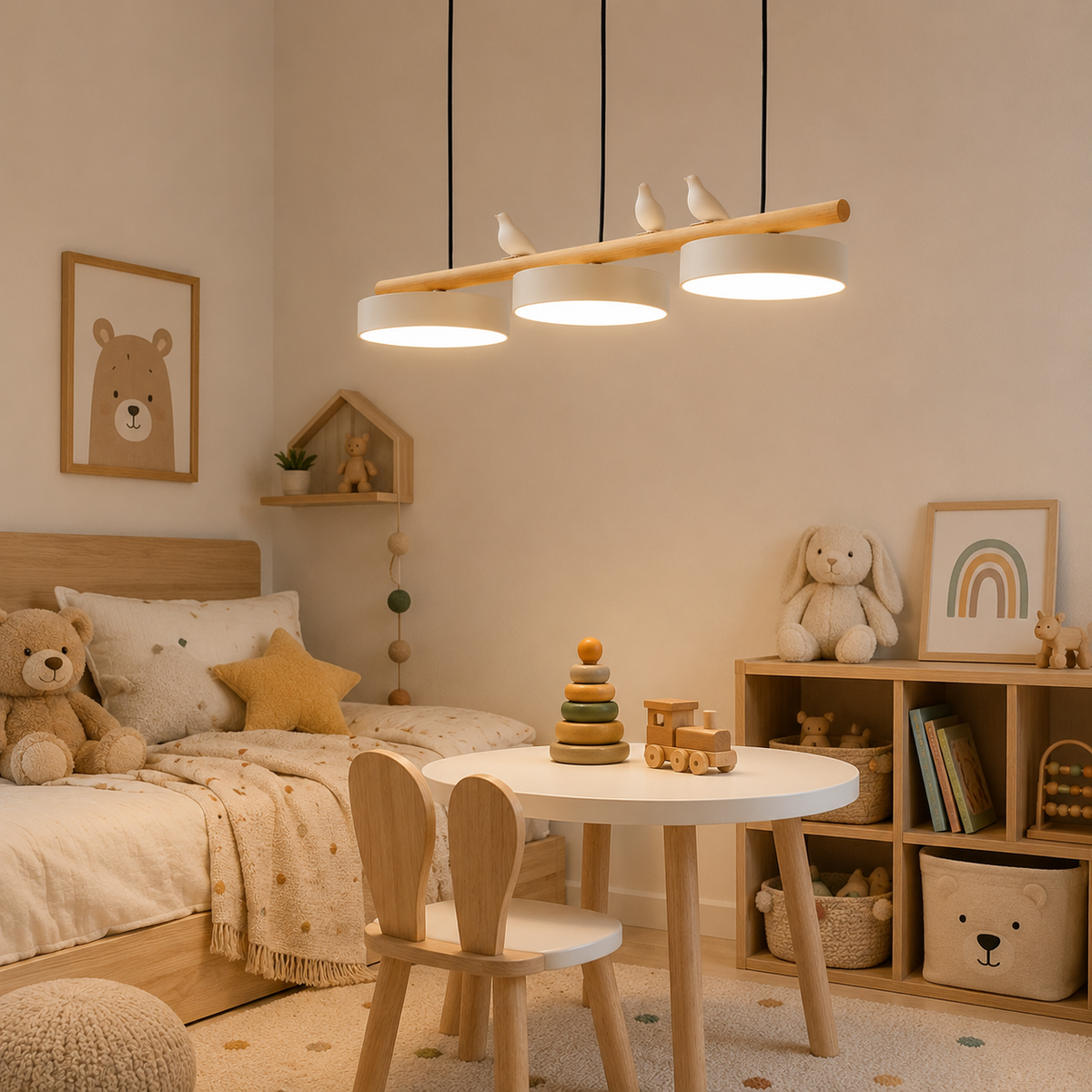 Navando verstelbare vogel hanglamp met LED