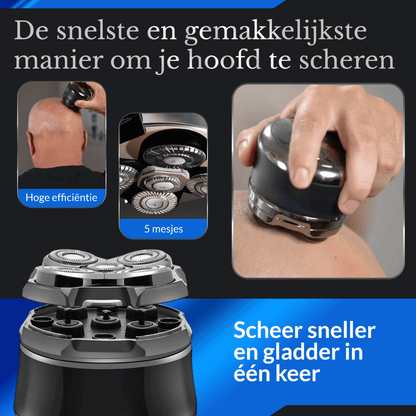 Vexor draadloos hoofdscheerapparaat