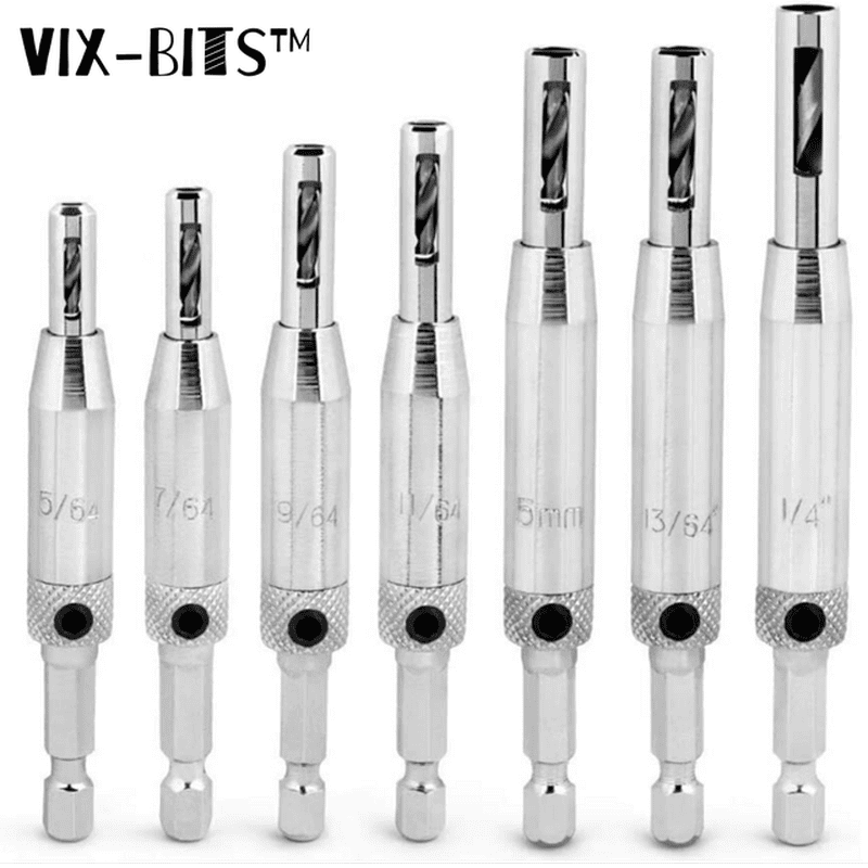 Vix-Bits professionele zelfcentrerende borenset