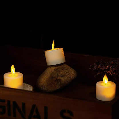 Vlamloze LED Kaars met Bewegende Vlam