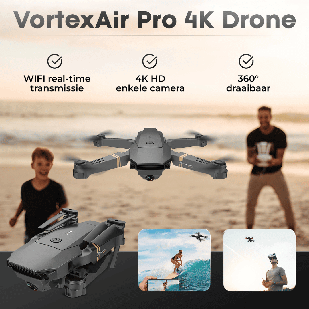 VortexAir Pro 4K inklapbare drone