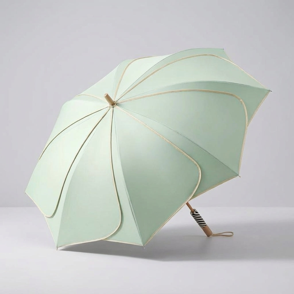 Woodloom damesparaplu met bloemenmotief