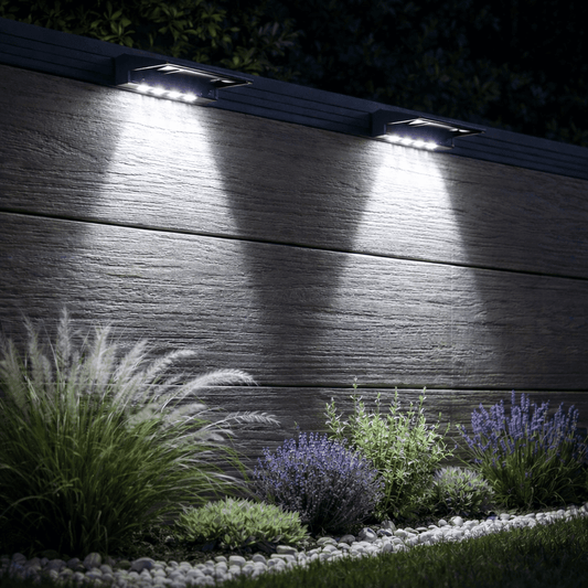 Solarwand zonne-wandlamp voor buiten