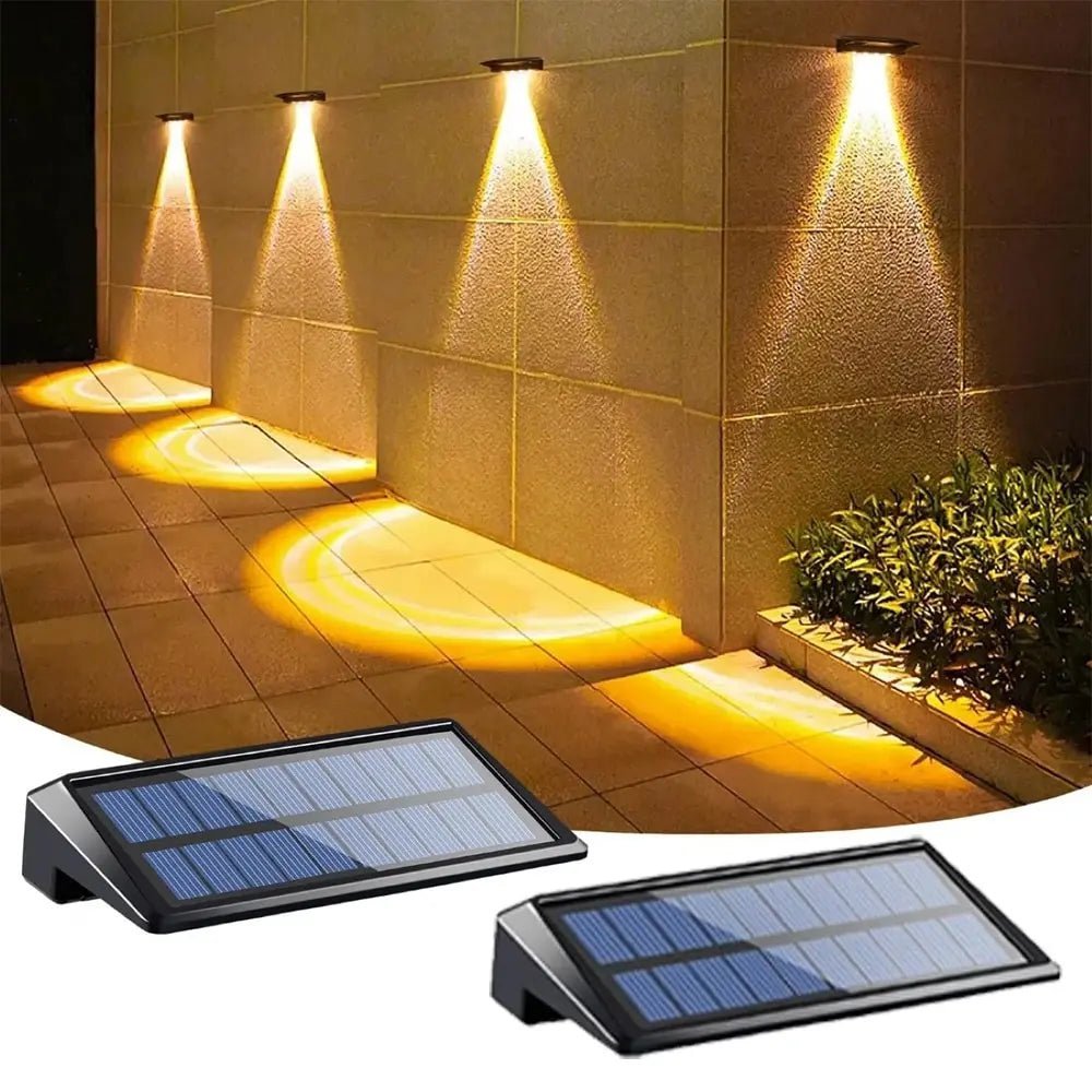 Solarwand zonne-wandlamp voor buiten