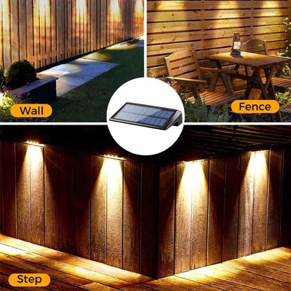 Solarwand zonne-wandlamp voor buiten