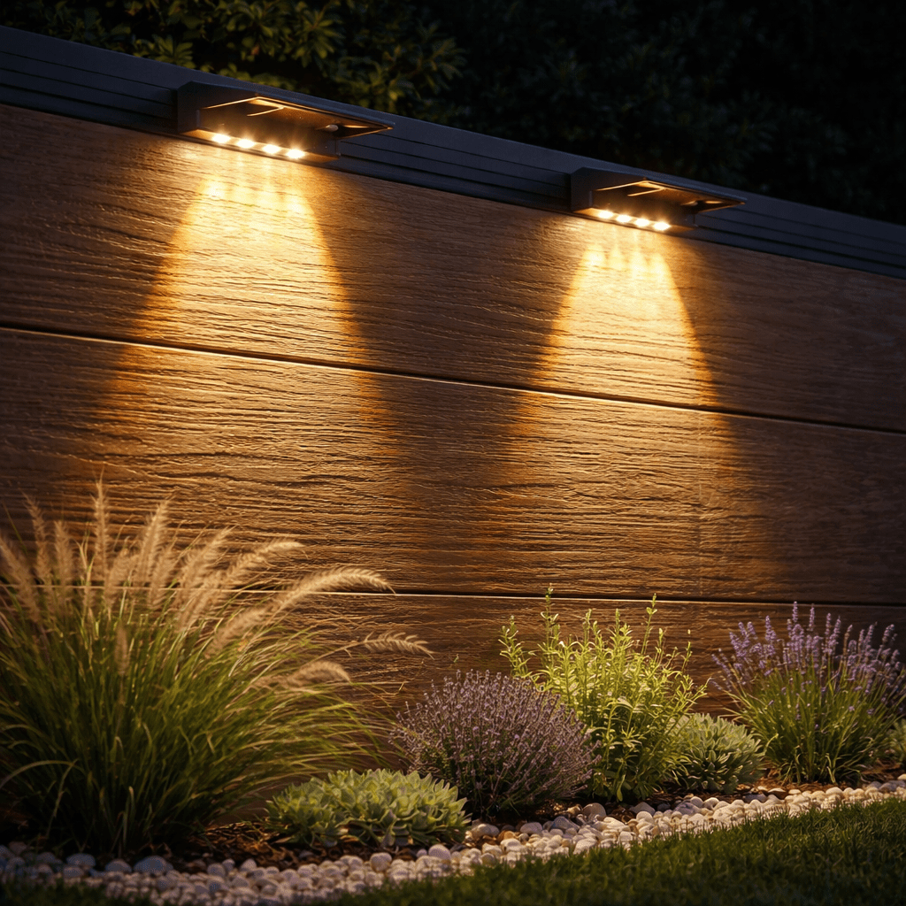 Solarwand zonne-wandlamp voor buiten