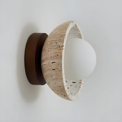 SMD Living Orielle Travertijn Wandlamp