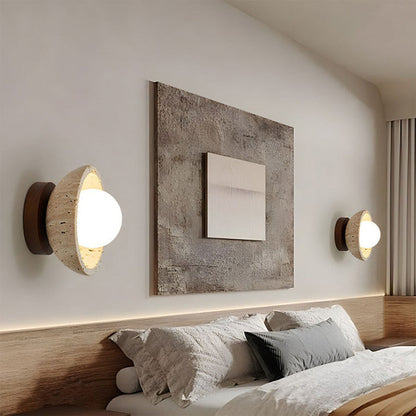 SMD Living Orielle Travertijn Wandlamp