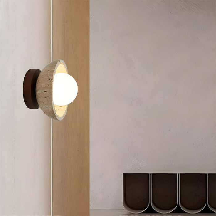 SMD Living Orielle Travertijn Wandlamp