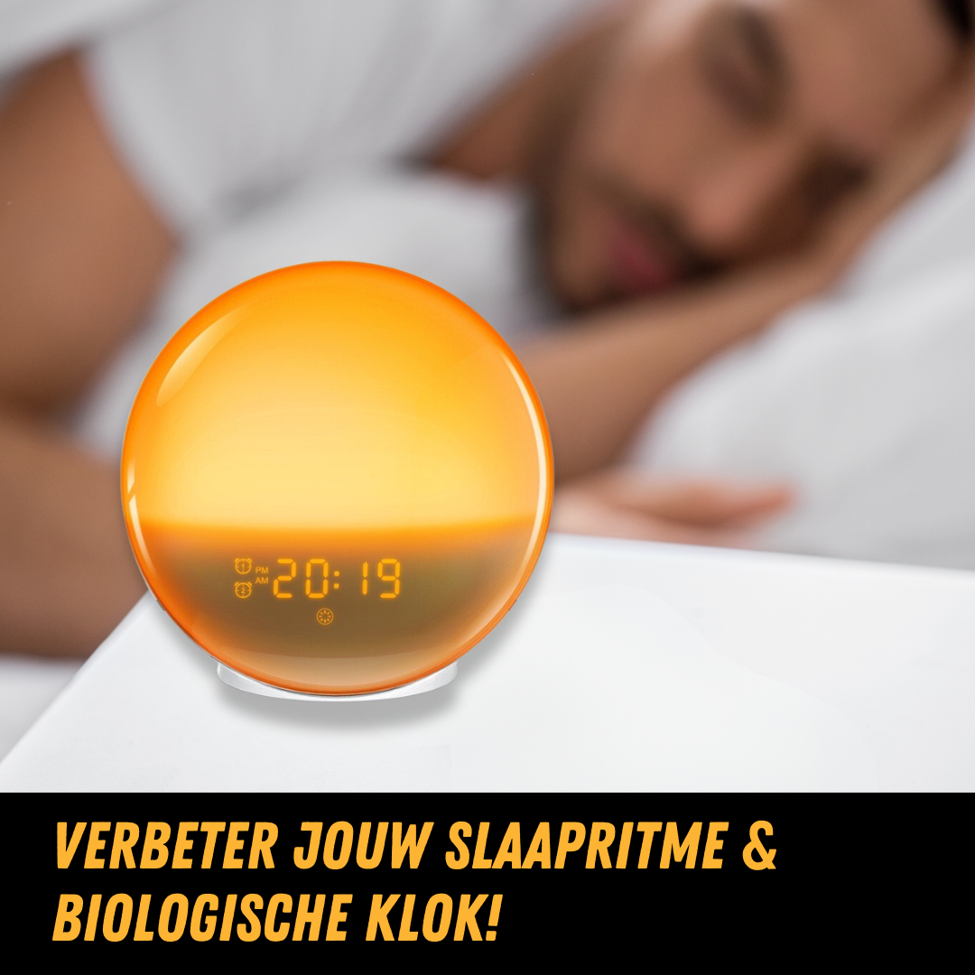 GlowRise natuurlijke wekkerradio met wake-up light
