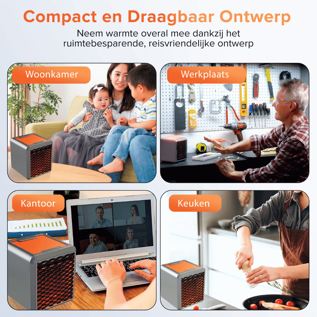WarmBuddy draagbare persoonlijke verwarming