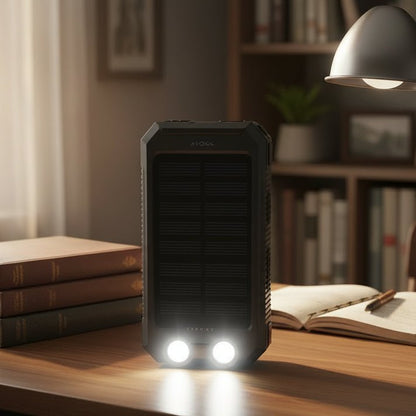 SOLARFORCE waterdichte zonne-energie powerbank