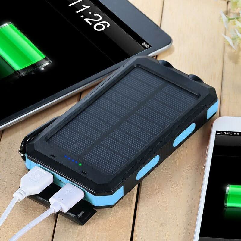 SOLARFORCE waterdichte zonne-energie powerbank