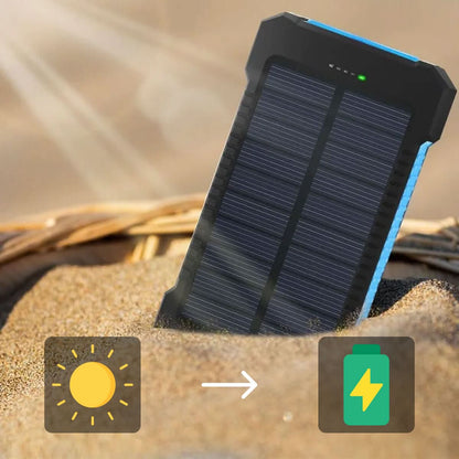 SOLARFORCE waterdichte zonne-energie powerbank