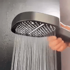 Waterbesparende handdouche met ingebouwd filter