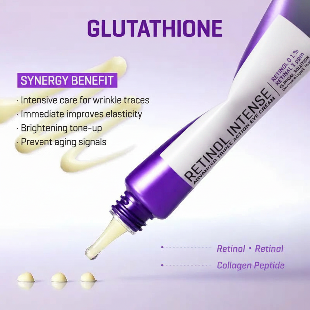 GlowFusion retinol serum & oogcrème duo