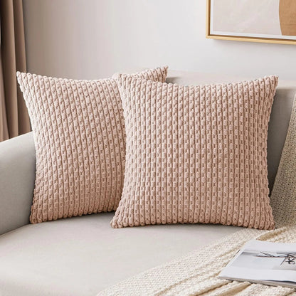 Corduroy kussenhoes boho-stijl
