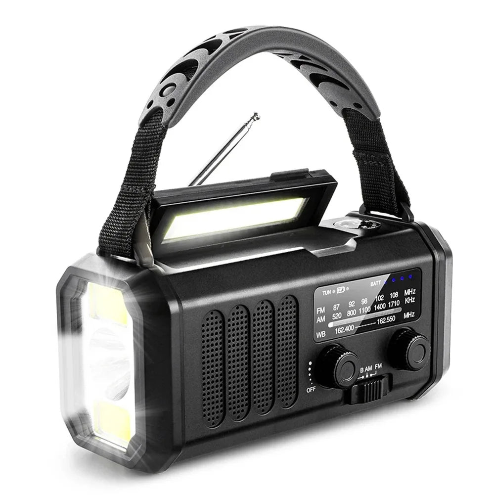 Victoria Mae draagbare noodradio met solar