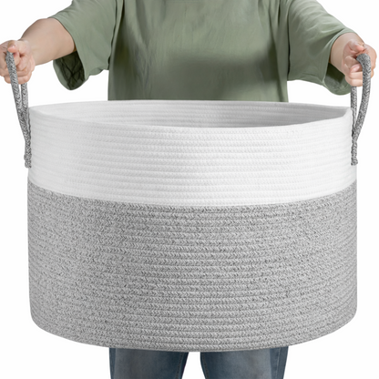 Grote Gevlochten Opbergmand 50L
