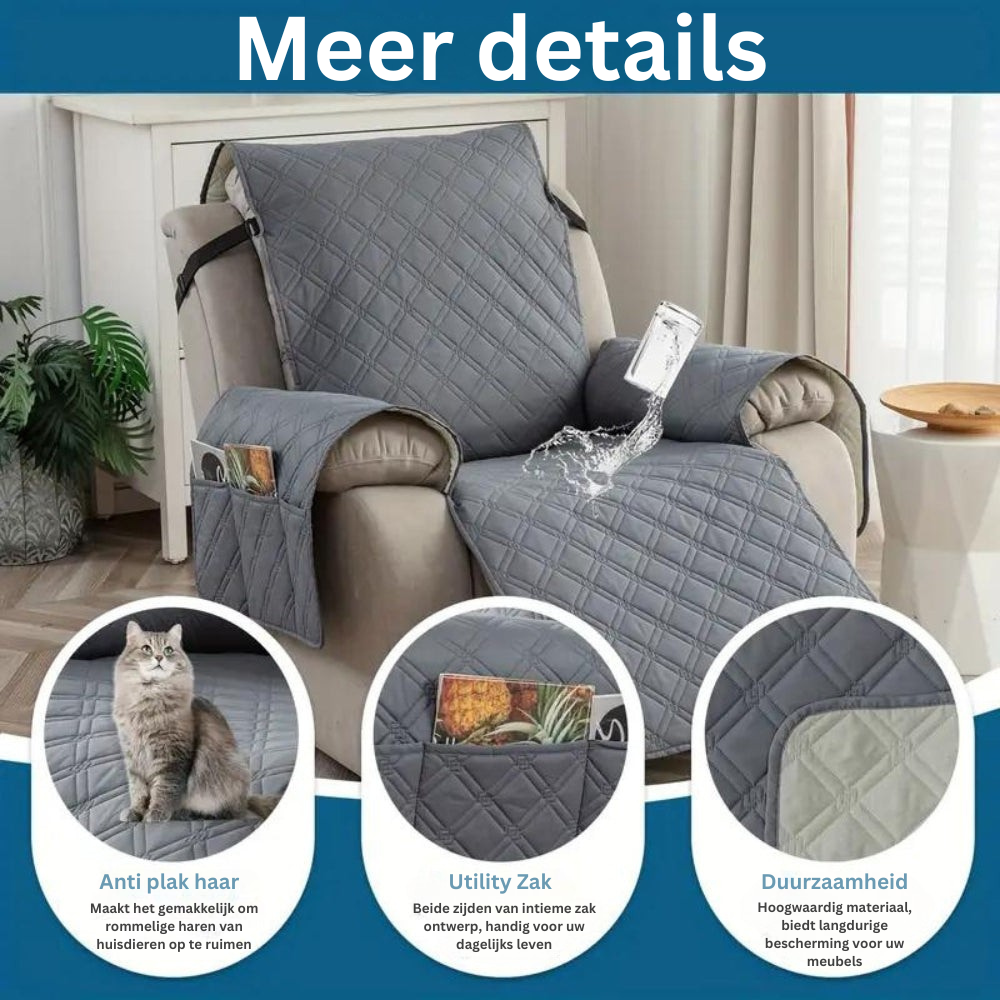 Stoelbeschermer waterafstotende relaxfauteuil hoes