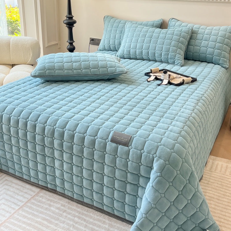 Moderne vierkante textuur beddensprei