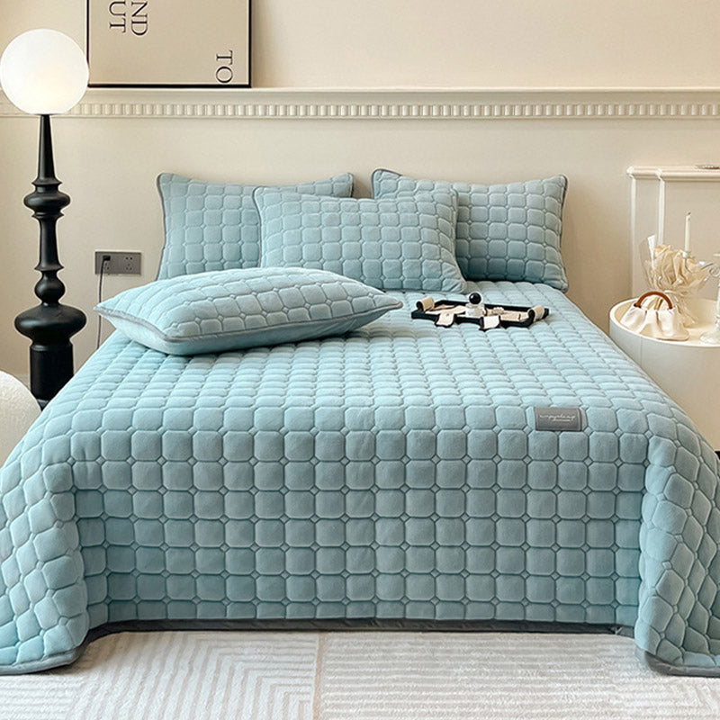 Moderne vierkante textuur beddensprei