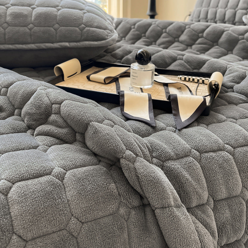 Moderne vierkante textuur beddensprei