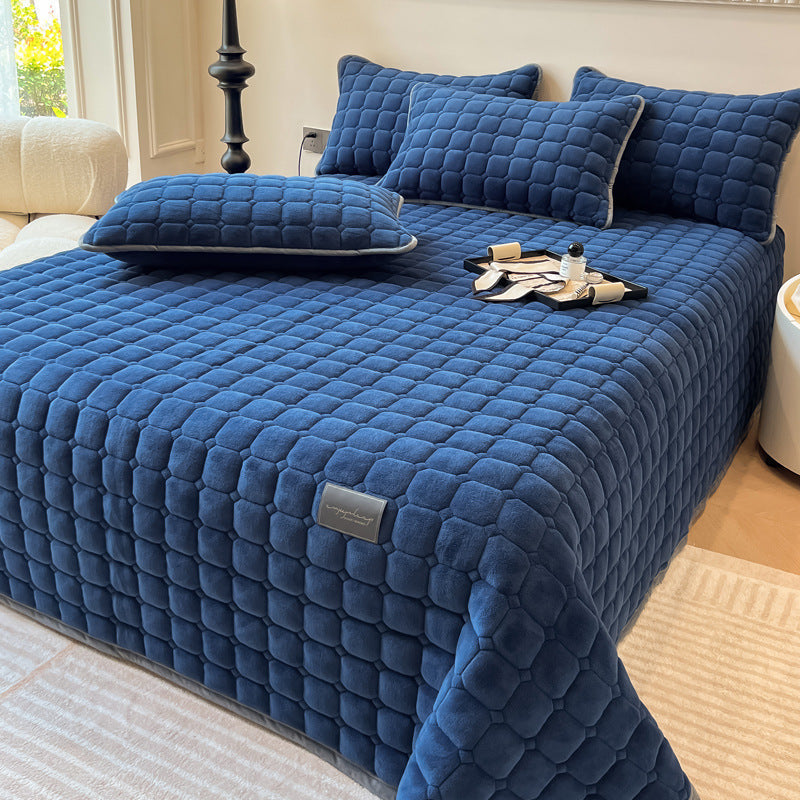 Moderne vierkante textuur beddensprei