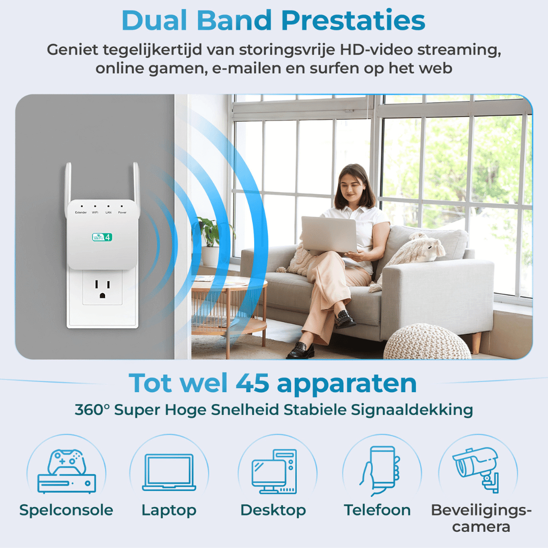 ZapWeb Pro draadloze wifi versterker