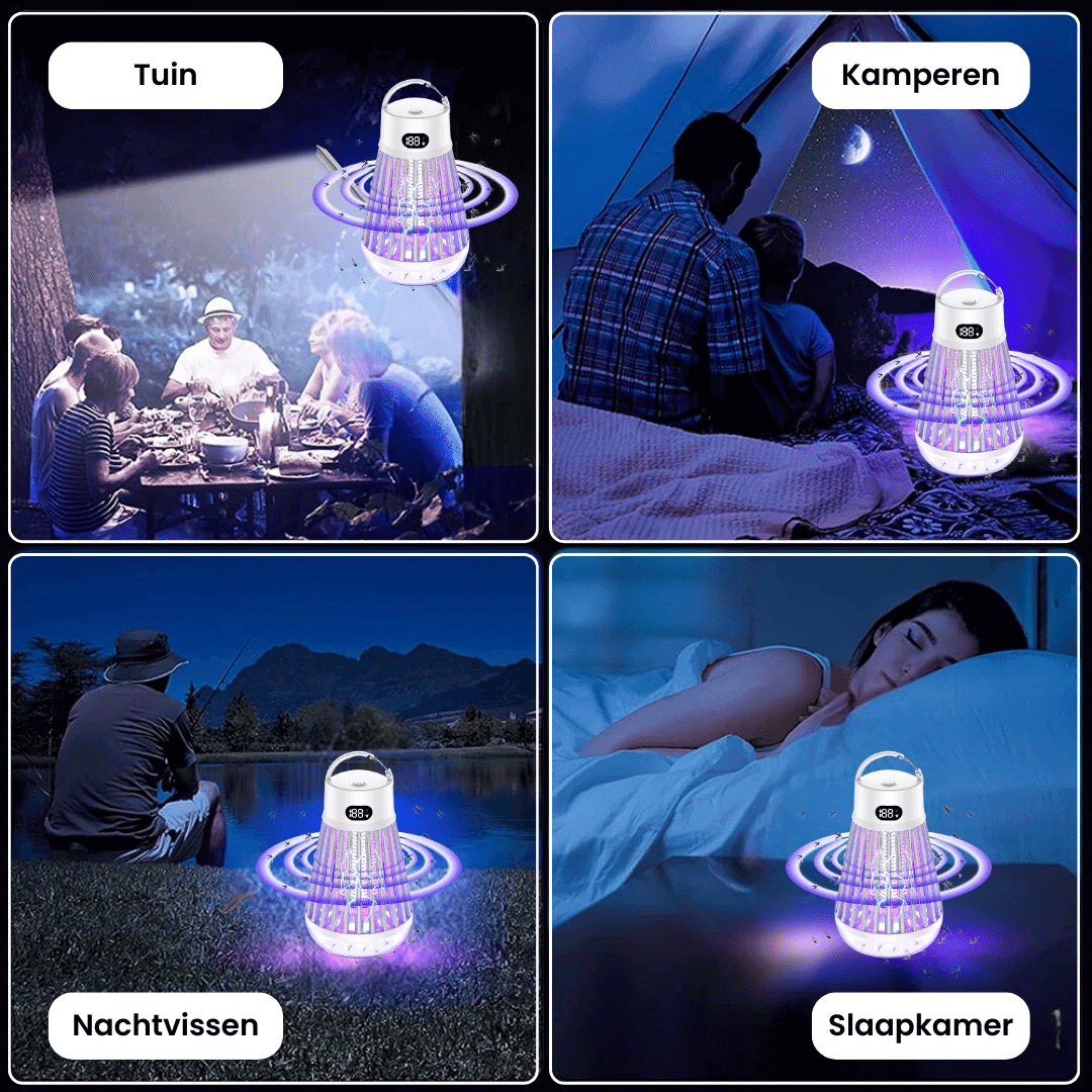 ZappAway oplaadbare UV-muggenlamp