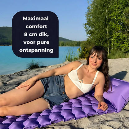 Navando zelfopblazend slaapmatje met kussen