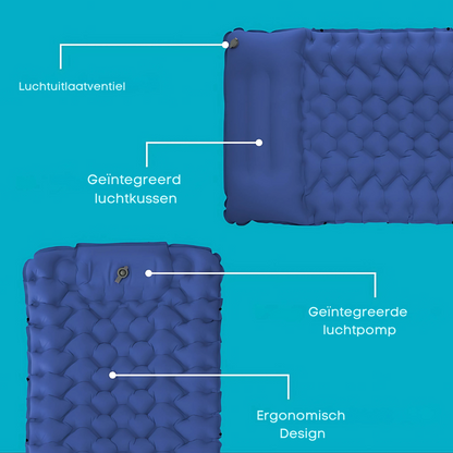 Navando zelfopblazend slaapmatje met kussen