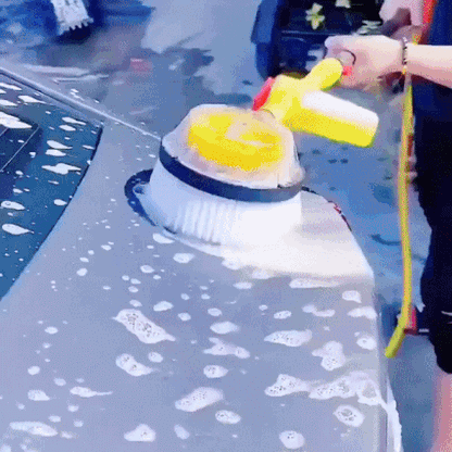 Navando zelfroterende wasborstel op waterdruk