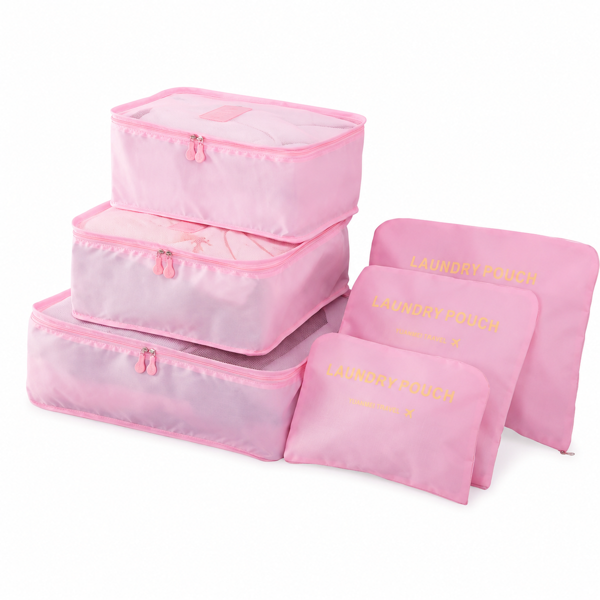 Navando 6-delige koffer organizers set